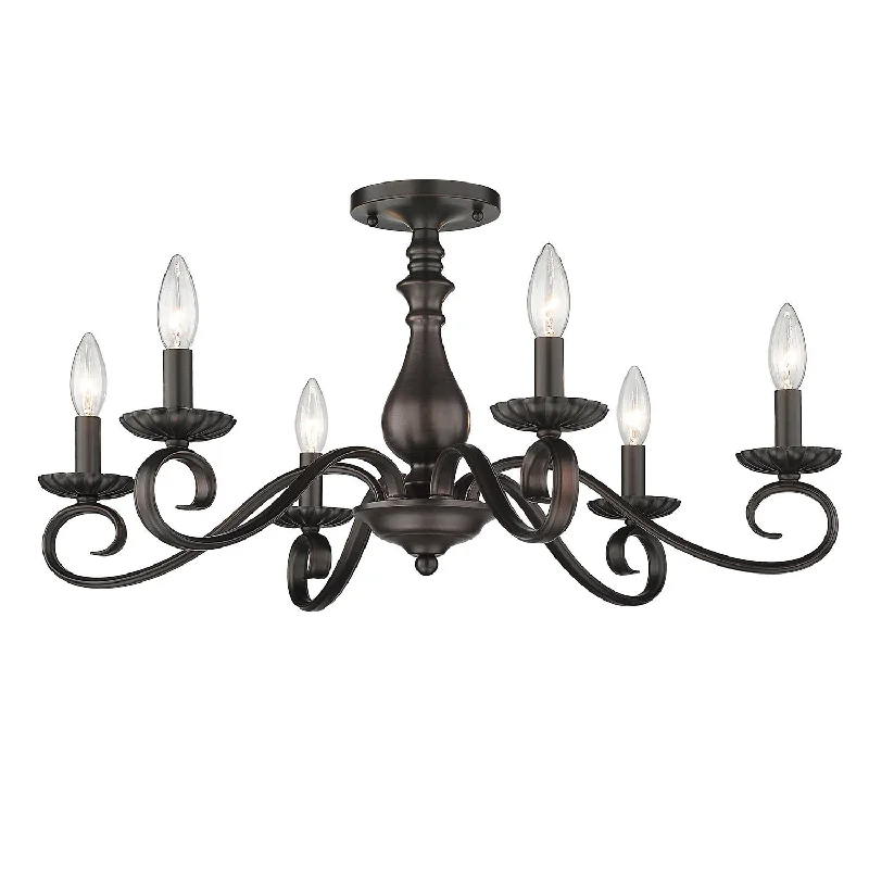 Track lighting for outdoor gardensLarrick Semi-Flush