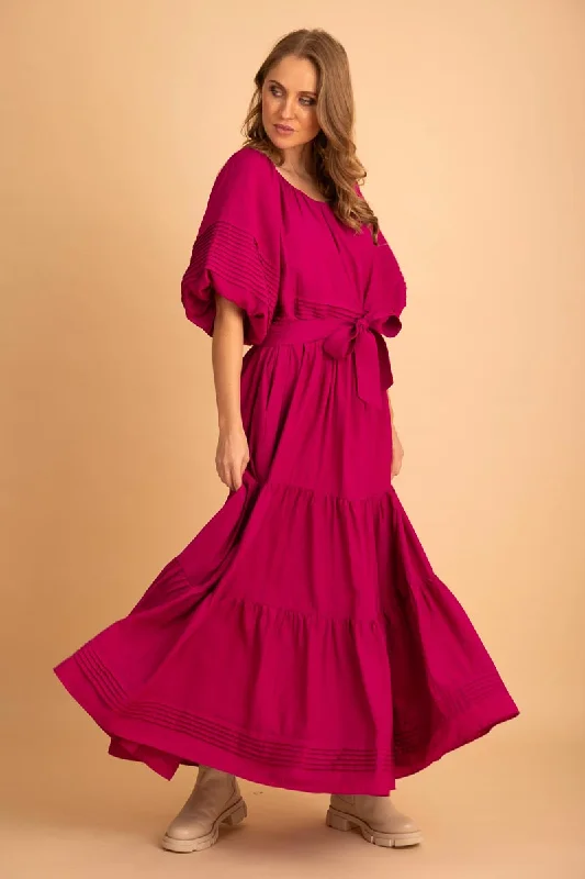 Corrine Maxi Dress Cerise