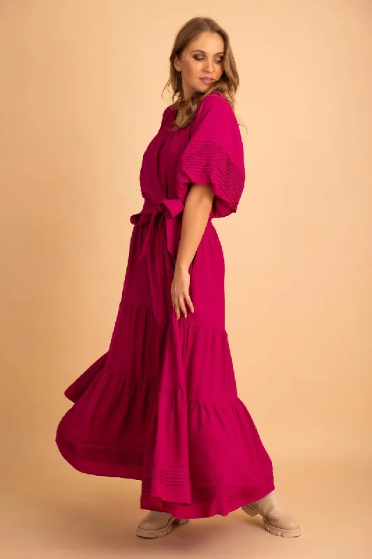 Corrine Maxi Dress Cerise