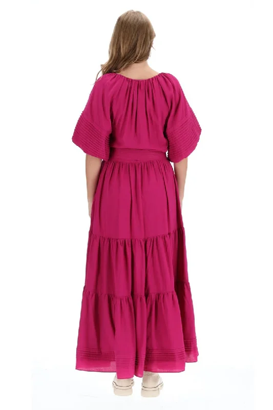 Corrine Maxi Dress Cerise