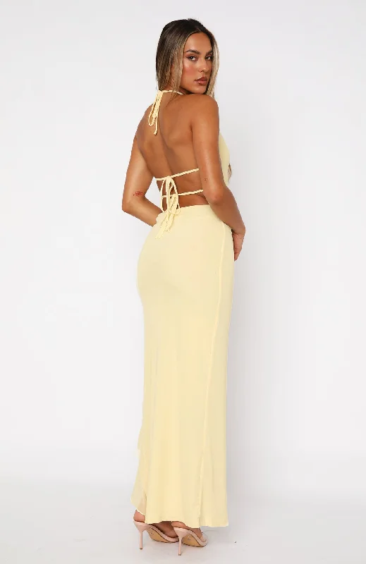 Day By Day Maxi Dress Lemon