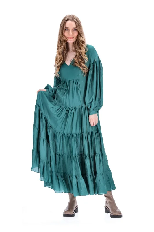 Elliott Green Dress Midi