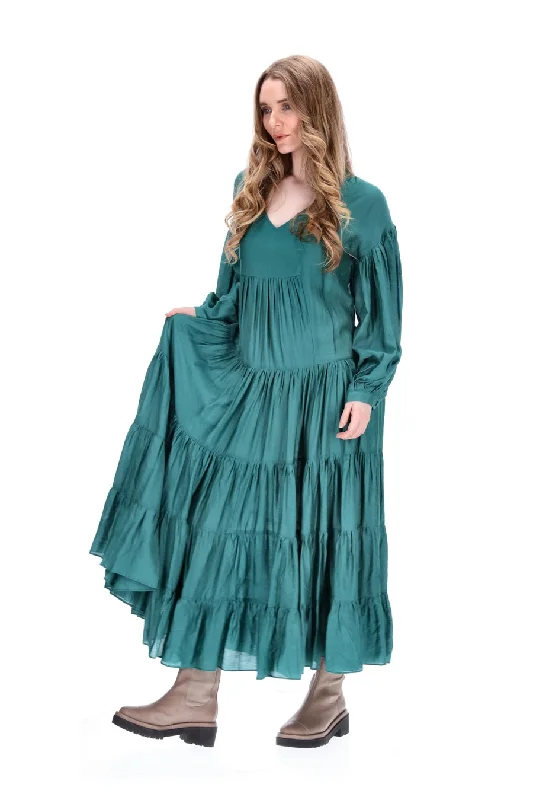 Elliott Green Dress Midi