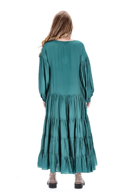 Elliott Green Dress Midi