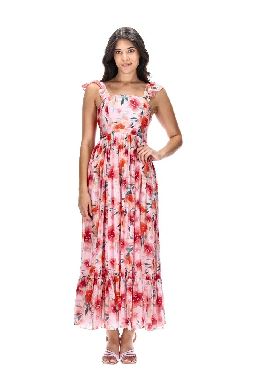 Emma Maxi Dress Pink Rose