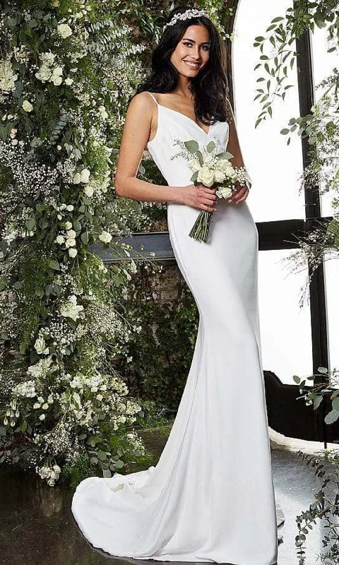 Jovani Bridal - JB2507 Sleeveless V Neck Long Sheath Dress