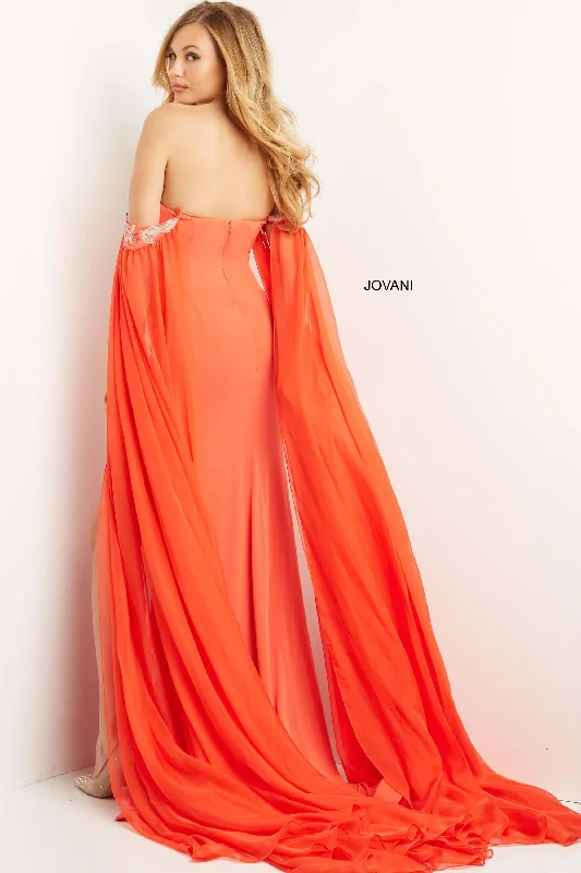 Jovani 07419 Off Shoulder Long Evening Dress