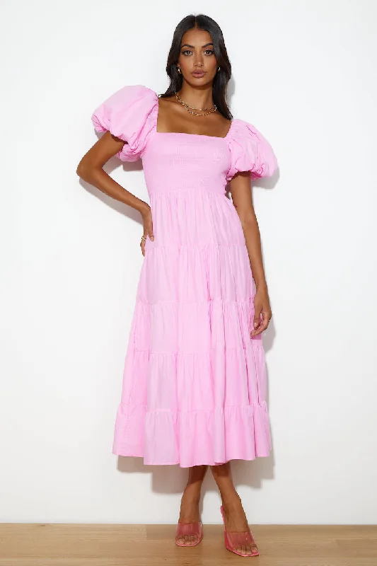 Lover Girl Maxi Dress Pink