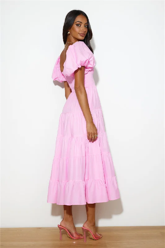 Lover Girl Maxi Dress Pink