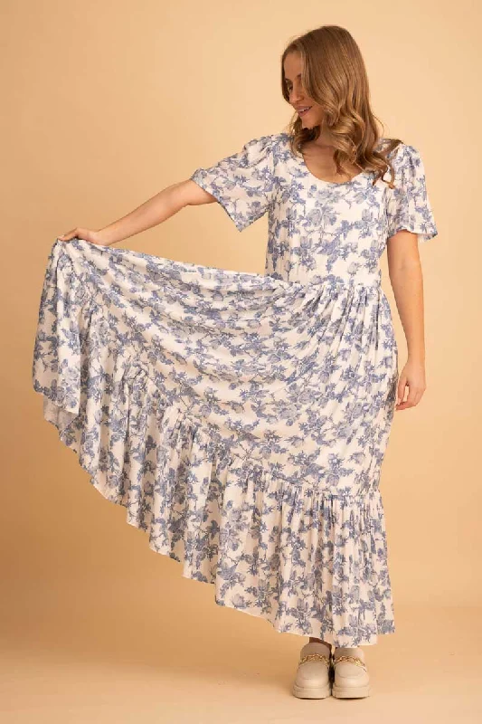 Olivia Maxi Vintage Blue