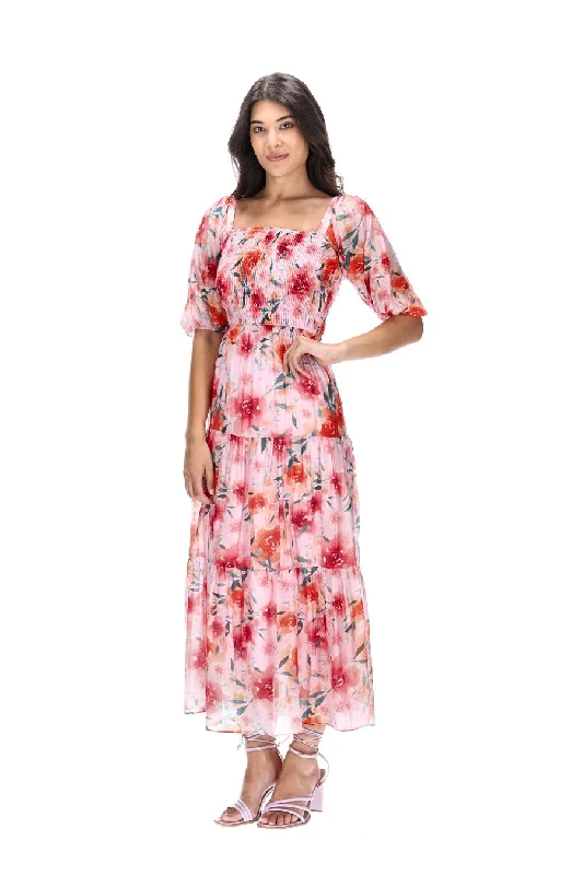 Rilee Maxi Dress Pink Rose