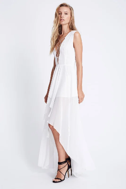 Maurie & Eve Womens TIME WILL TELL DRESS - White