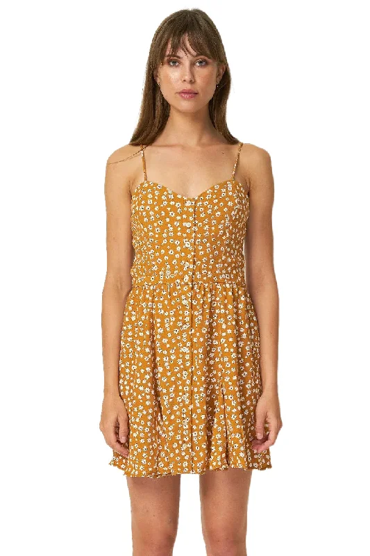 Rue Stiic WOMENS PALMDALE MINI DRESS COLORADO DAISY DESERT SUN