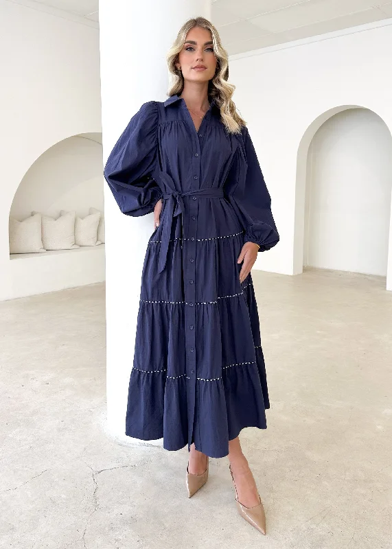 Ammara Maxi Dress - Navy