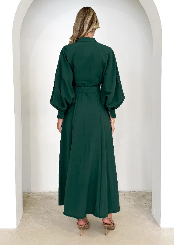 Evelina Maxi Dress - Emerald