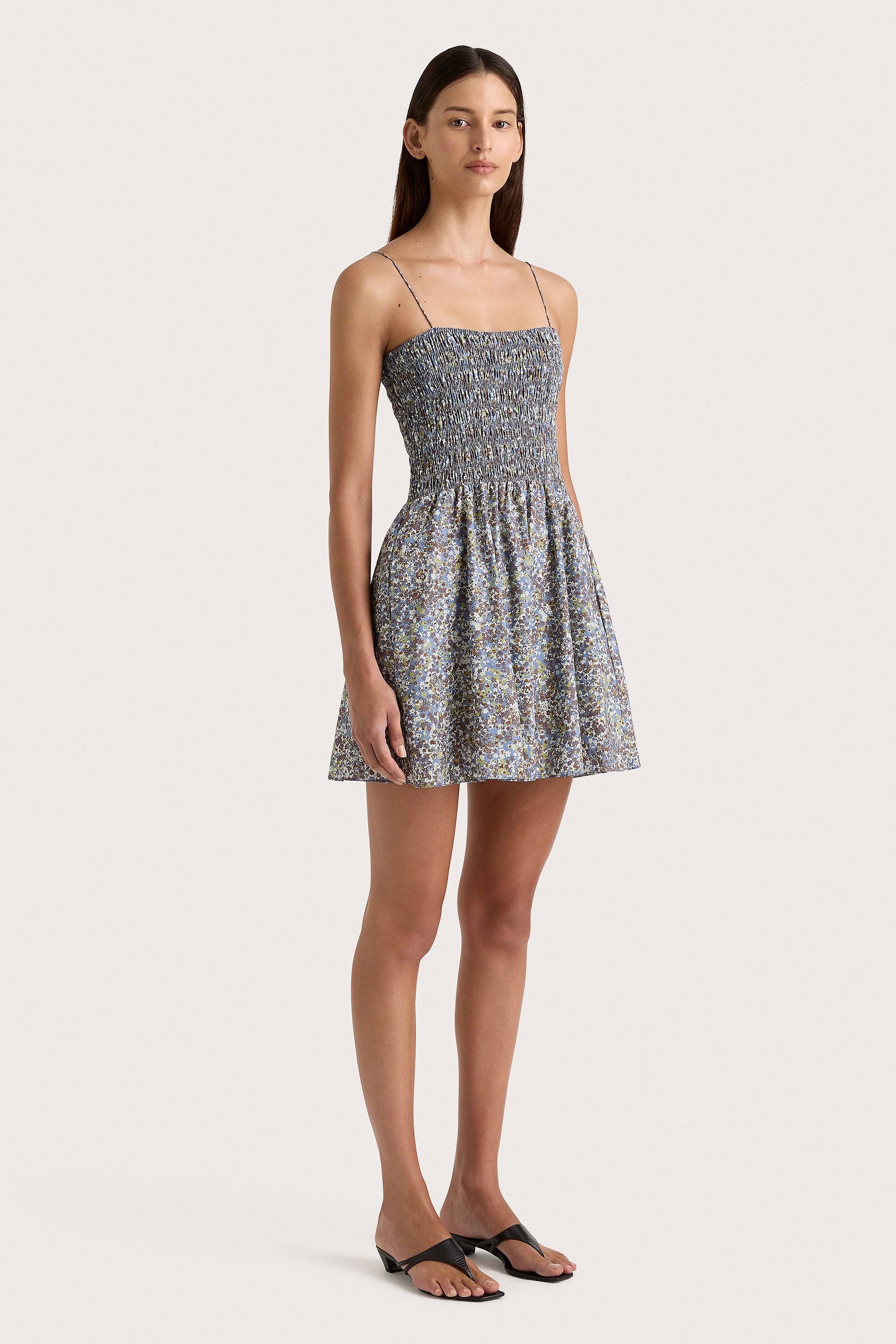 Josa Mini Dress Meander Blue