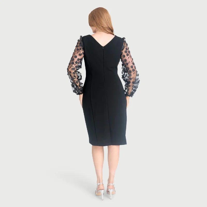 Lynette Black Cocktail Dress