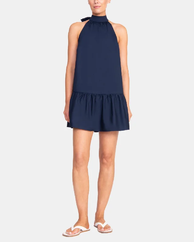 MINI MARLOWE DRESS IN NAVY